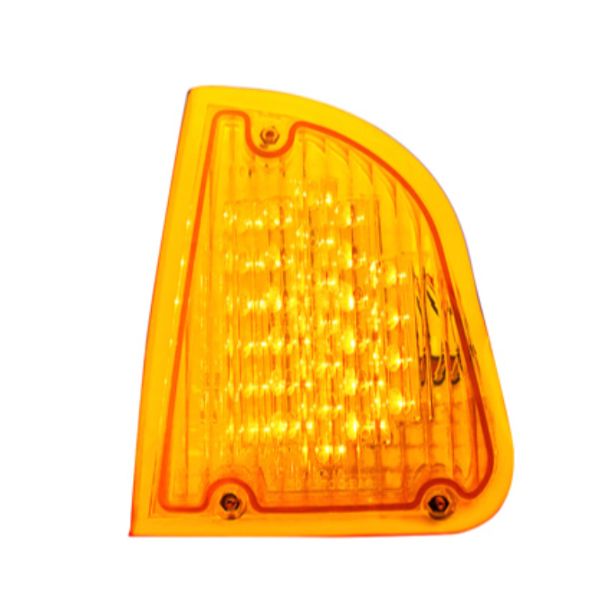 UNITED PACIFIC - 39336 : 29 LED TURN SIGNAL LIGHT FOR 1985-2007 KENWORTH T600 (DRIVER) - AMBER LED/AMBER LENS