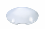 UP-10106 : 4 EVEN NOTCHED CHROME DOME FRONT HUBCAP - 7/16" LIP