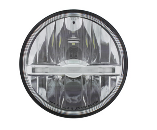 UNITED PACIFIC - 31267 : ULTRALIT - 9 LED 5-3/4" LED HEADLIGHT WITH WHITE LED POSITION LIGHT BAR
