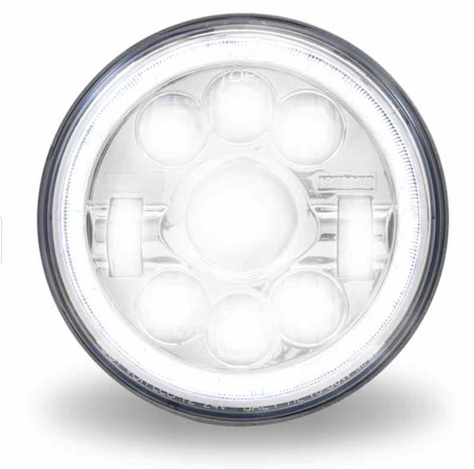 TX-TLED-H3: 7″ LED Projector Headlight with Glow Position LED Halo