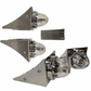 JML-SS-1032 : Stainless Fuel Tank Bracket (1) Watermelon Light hole (pair)