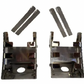 JML-SS-1032 : Stainless Fuel Tank Bracket (1) Watermelon Light hole (pair)