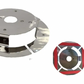 JML-SS-1732 : Stainless 4 external bolt breather watermelon glow brackets (pair)