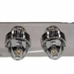 JML-SS-1023 : Kenworth T660/W900 & Western Star 4900 Sleeper Light Bracket (4) Watermelon light hole stainless 304