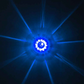 TX-TLED-WTRB: Red & Blue LED/Clear Lens Star-Burst Watermelon Light