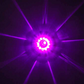 TX-TLED-WTRP: Red & Purple LED/Clear Lens Star-Burst Watermelon Light