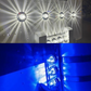 JML-LD-1014 : WHITE / BLUE - 1157 DUAL COLOR Bulb (15 diodes) for Glass Lens Light / Star Pattern / Super Bright (2nd Gen.)