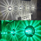 JML-LD-1023 : WHITE / GREEN - 1157 DUAL COLOR Bulb (15 diodes) for Glass Lens Light / Star Pattern / Super Bright (2nd Gen.)