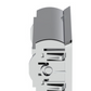 UNITED PACIFIC - 41025 : Chrome Plastic A/C Vent With Cross Grids for 1989-2010 Freightliner FLD/Classic - Driver