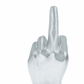 UNITED PACIFIC - 72054 : Finger Hood Ornament-Chrome