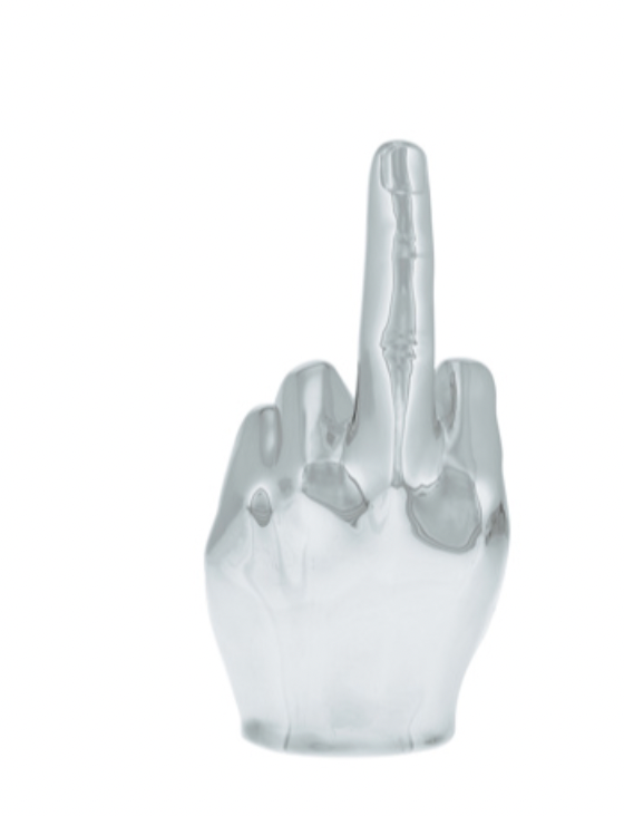 UNITED PACIFIC - 72054 : Finger Hood Ornament-Chrome