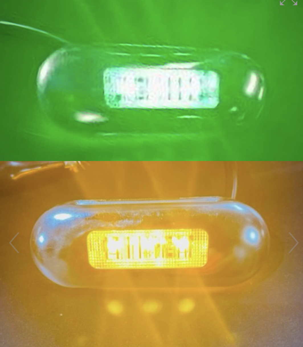 AACC - Streamline Series - Amber/Green LED / Clear Lens