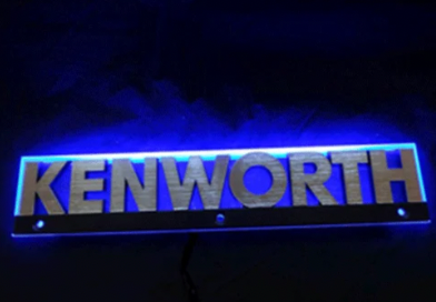AACC - Blue Kenworth Side Bonnet Emblem
