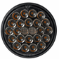 GG -78275: Pearl Series 4" LED AMBER Light in Smoke Lens 24 LED