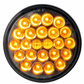 GG -78275: Pearl Series 4" LED AMBER Light in Smoke Lens 24 LED
