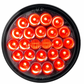 GG - 78276: Pearl Series 4" LED RED Light in Smoke Lens 24 LED
