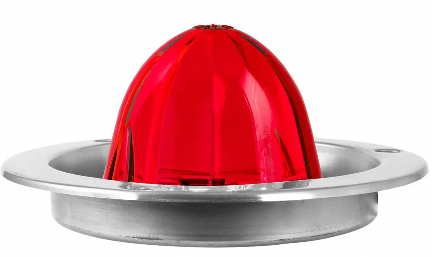 Grand General - 81912 : Red/Red Classic Watermelon 18 LED Light With Stainless Steel Flange