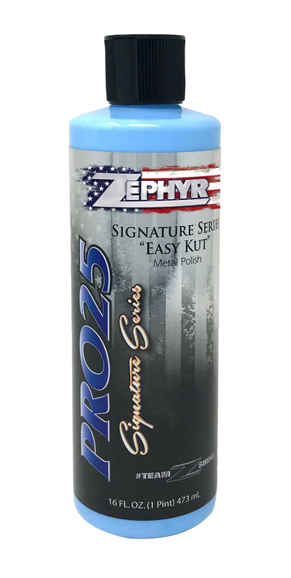 ZEPHYR - PRO-25 - "Easy Kut" Liquid Metal Polish - 16oz