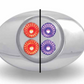 TX-TLED-G2XRP: Red/Purple Marker M2 Style Dual Revolution LED