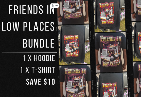 Friends In Low Places Shirt and Hoodie Combo