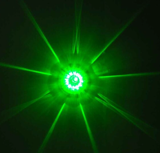 TX-TLED-WTAG: Amber & Green LED/Clear Lens Star-Burst Watermelon Light