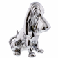 UNITED PACIFIC - 72003 : Die-Cast Bassett Hound Hood Ornament - Chrome