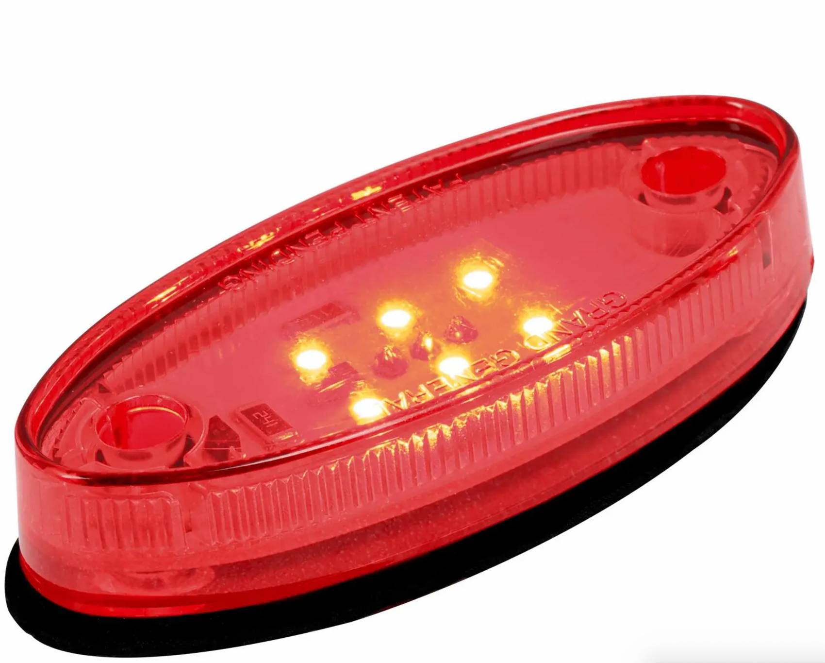 Grand General - 77582 : RED/RED 6LED Glow Base for Grand General Swan Hood Ornament
