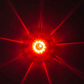 TX-TLED-WTCR: Clear Lens/Red LED Star-Burst Watermelon Light