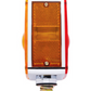 UNITED PACIFIC - 30256 : SQUARE DOUBLE FACE TURN SIGNAL LIGHT WITH SINGLE STUD - AMBER & RED LENS