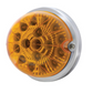 UNITED PACIFIC - 39657 : 17 LED DUAL FUNCTION WATERMELON CLEAR REFLECTOR FLUSH MOUNT KIT WITH LOW PROFILE BEZEL -AMBER LED & LENS