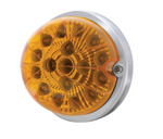 UP-39657 : 17 LED DUAL FUNCTION WATERMELON CLEAR REFLECTOR FLUSH MOUNT KIT WITH LOW PROFILE BEZEL -AMBER LED & LENS