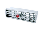 UP-41972 : CHROME PLASTIC A/C VENT WITH RED CRYSTAL FOR FREIGHTLINER