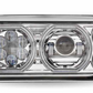TX-TLED-H120: Chrome Universal LED Projector Headlight (Driver)