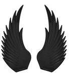 GG-48044 : BLACK WINDRIDERS NEW STYLE WINGS