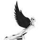 Grand General - 48055 : BLACK WindRider Chrome Flying Goddess Hood Ornament