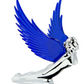Grand General - 48107 : BLUE WindRider Chrome Flying Goddess Hood Ornament
