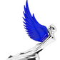 Grand General - 48107 : BLUE WindRider Chrome Flying Goddess Hood Ornament