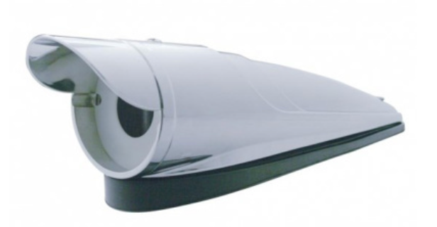 UNITED PACIFIC - 30605B : CHROME LED CAB LIGHT HOUSING WITH VISOR FOR GRAKON 1000 STYLE LIGHT (BULK)