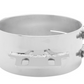 UNITED PACIFIC - 10322 : 8" STAINLESS BUTT JOINT EXHAUST CLAMP - STRAIGHT BRACKET