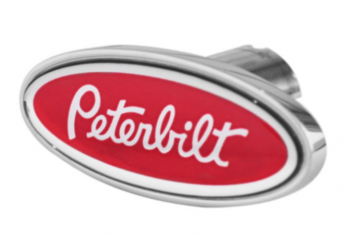 CUSTOM KNOBS-PB-LS-6340 : Peterbilt Logo Shape Knob Red 440