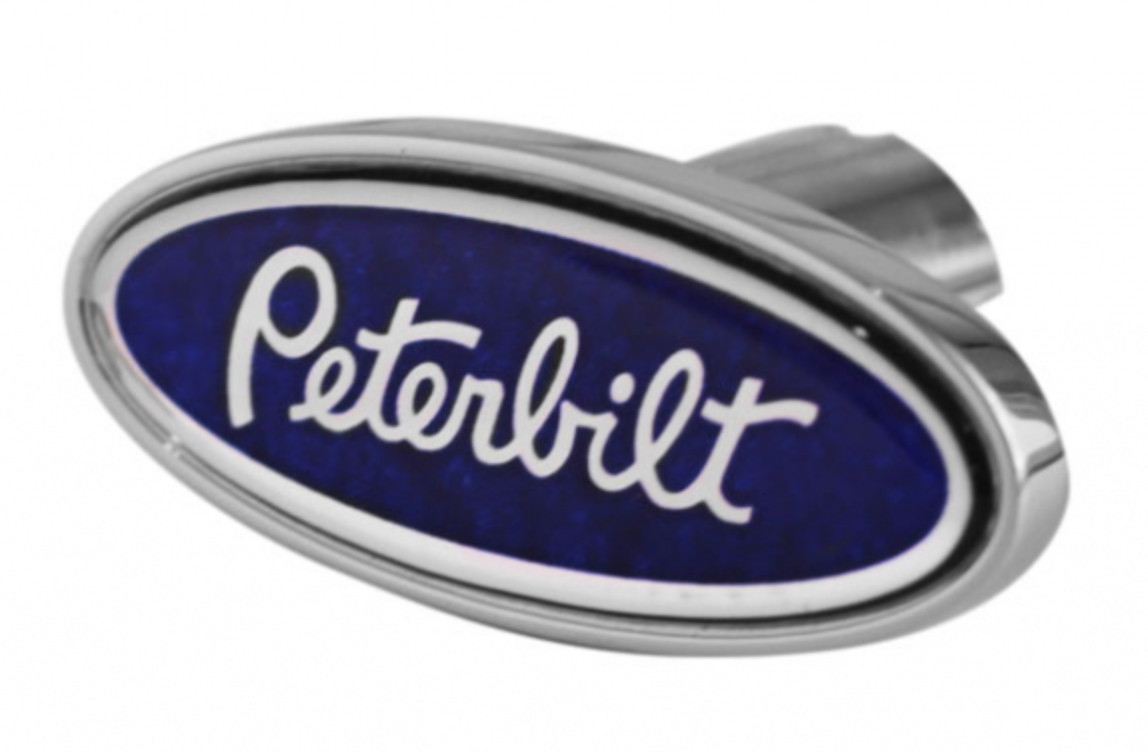 CUSTOM KNOBS-PB-LS-7747 : Peterbilt Logo Shape Knob Blue 647