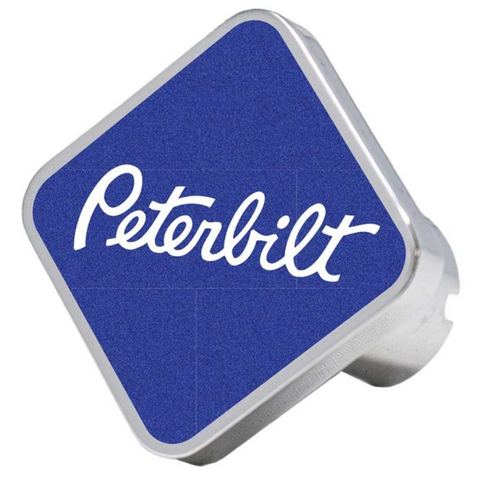 CK-PB-S-7747 : Peterbilt Logo Square Knob Blue 647