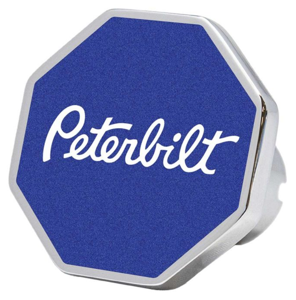 CUSTOM KNOBS-PB-O-7747 : Peterbilt Logo Octagon Knob Blue 647