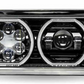 TX-TLED-H122: Black Universal LED Projector Headlight Assembly (Driver)
