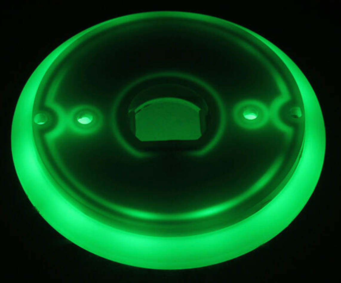 RW-HALO1003: Halo Glow Light with Green LED for Watermelon Lights