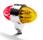 RW-FENDER : DOUBLE FACED WATERMELON FENDER LIGHT WITH COLORED LIGHT LENSES