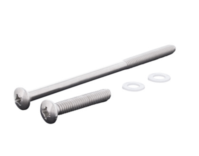 UP-30500-2 : STAINLESS 1 LONG & 1 SHORT BUS LIGHT MOUNTING SCREWS