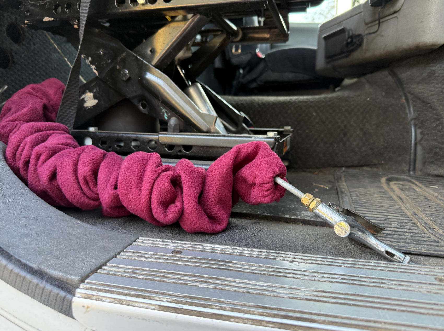 AACC - Air Hose Cover -  Fleece Maroon