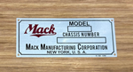 GS-NP3 : Mack Medium Silver Model Plate