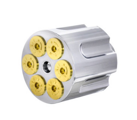 UP-23399 : CHROME ALUMINUM GUN BARREL AIR VALVE KNOB - SCREW-ON
